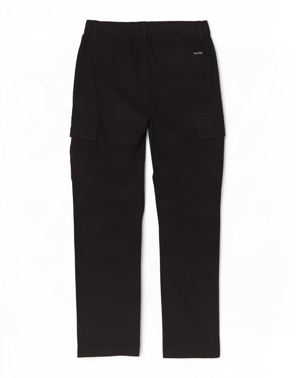 Hollister Pantalon cargo slim pour femme XS W28 L28 Noir Coton