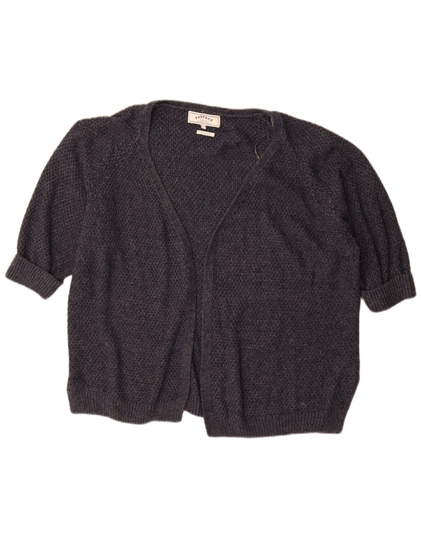 Fat Face Cardigan ouvert surdimensionné à manches 3/4 pour femme UK 18 XL Gris