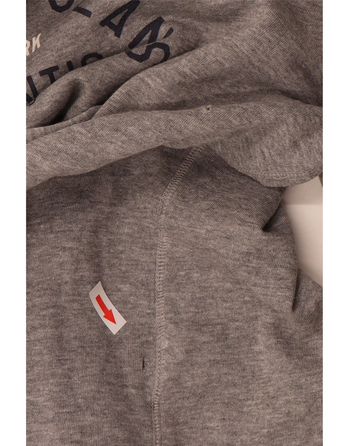 Levi's Pull à Capuche Graphique Homme Gris Moyen Coton