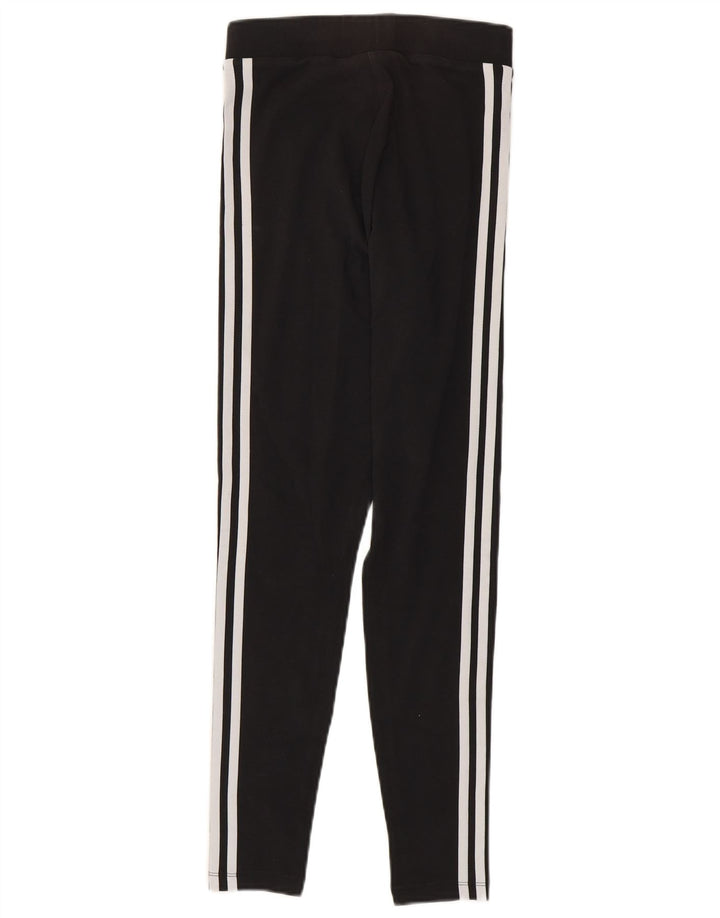 Adidas Leggings Femme UK 8 Petit Coton Noir