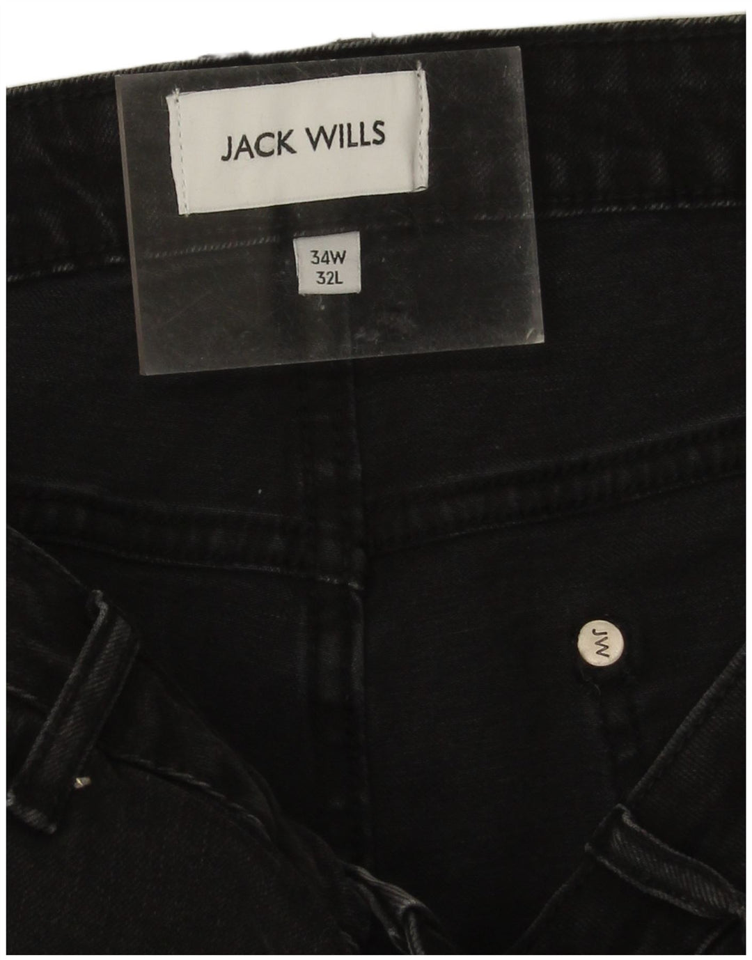 Jack Wills Jean Slim Homme W34 L29 Coton Noir