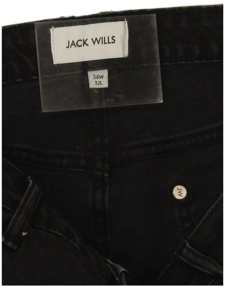 Jack Wills Jean Slim Homme W34 L29 Coton Noir