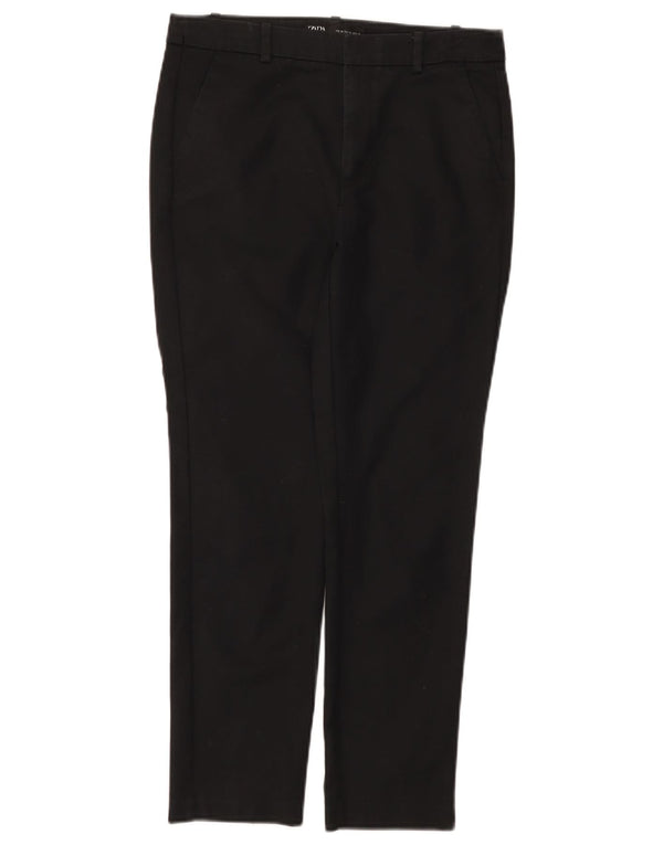 Zara Pantalon Chino Slim Femme EU 36 XS W26 L25 Coton Noir