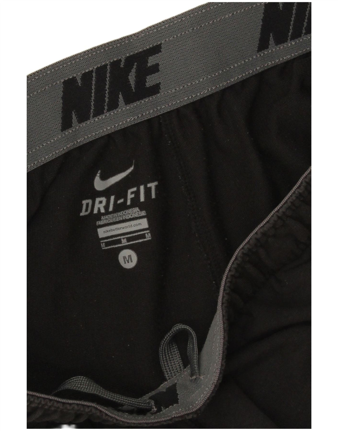 Nike Short de sport Dri Fit pour homme en coton noir moyen