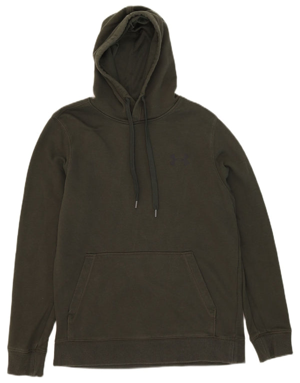 Under Armour Cold Gear Sweat à Capuche Homme Vert Small Coton