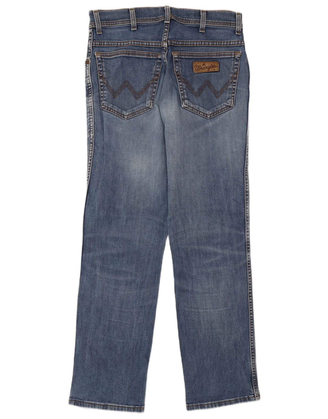 WRANGLER Jean Droit Texas Stretch Homme W32 L30 Bleu Coton