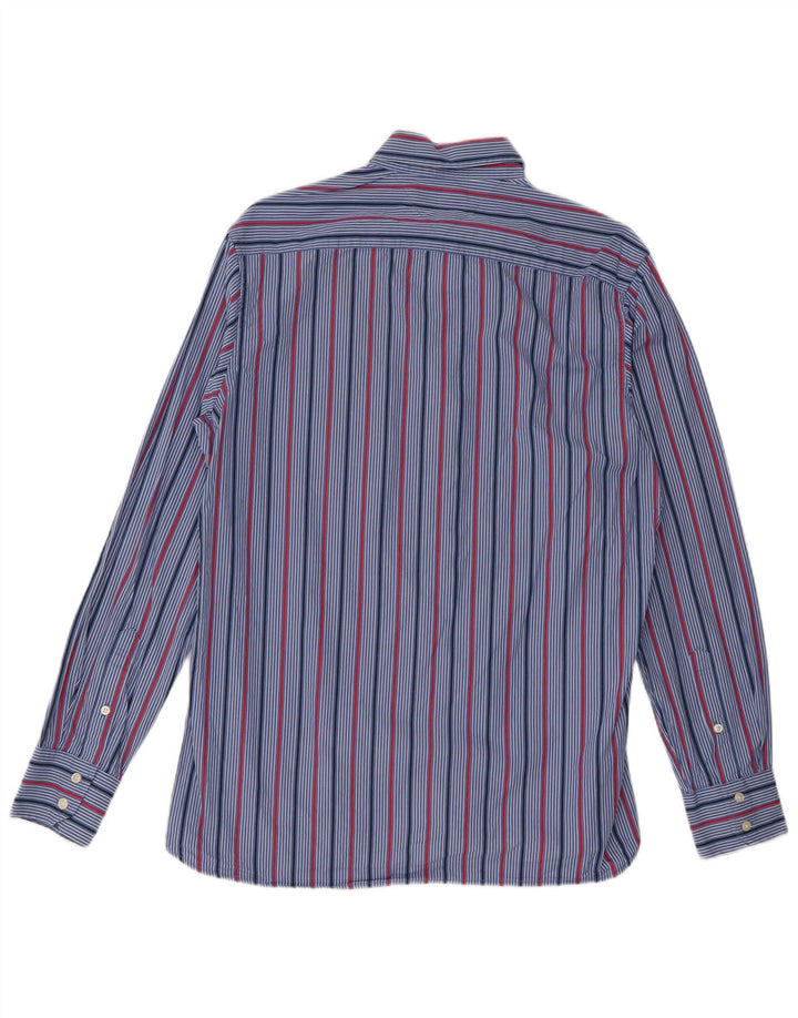 Tommy Hilfiger Chemise Homme Bleu Moyen Rayé Coton