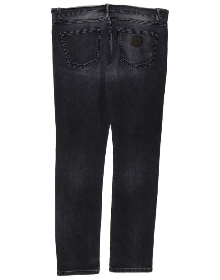 Carhartt Jean droit vieilli pour homme W34 L32 Gris