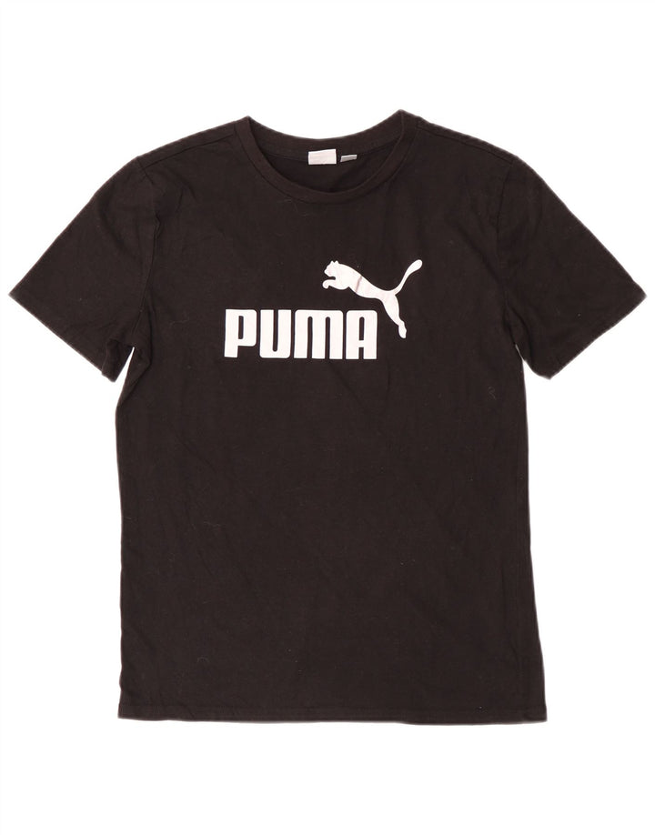 Puma T-Shirt Graphique Garçon 14-15 Ans Grand Noir Coton