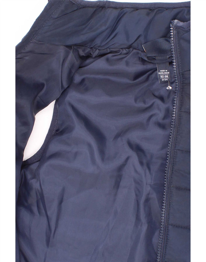 Ellesse Gilet rembourré garçon 2-3 ans Bleu marine Polyester