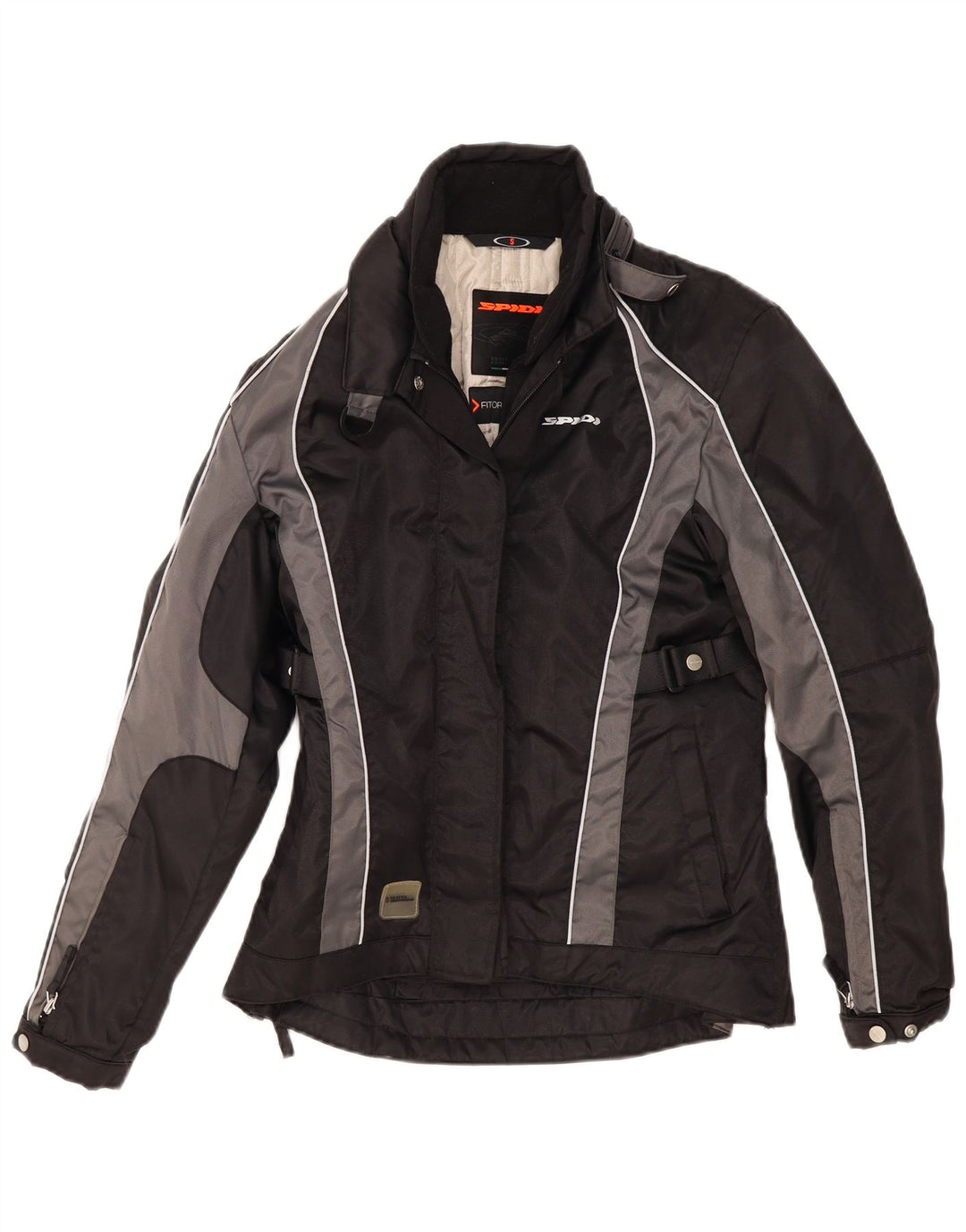 Spidi Veste Racer surdimensionnée pour femme UK 10 Small Noir Colourblock