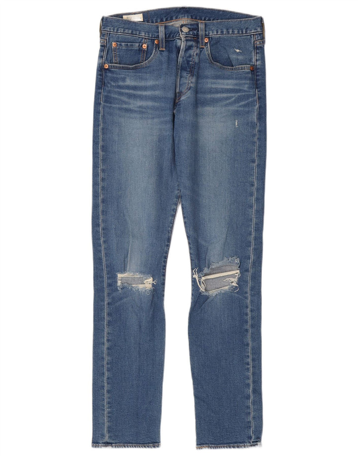 Levi's Jean Droit 501 Homme Bleu W28 L32 Coton