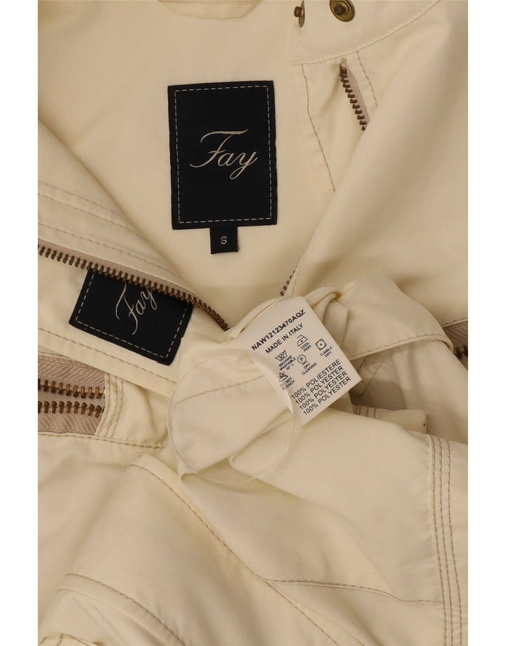 Fay Veste utilitaire pour femme UK 10 Small Off White Polyester