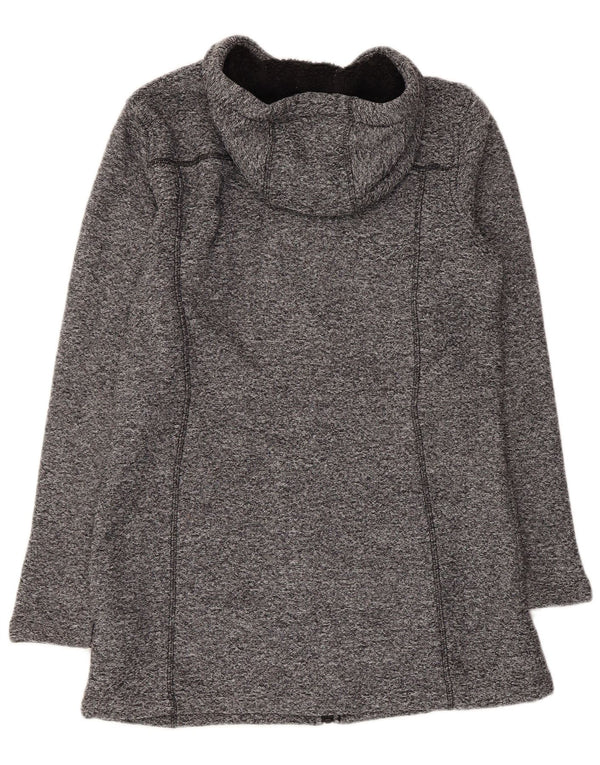 Mountain Warehouse Manteau Sherpa à capuche pour femme UK 10 Petit Gris Moucheté