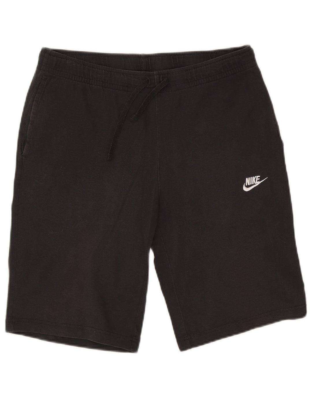Nike Short de sport pour homme en coton noir moyen