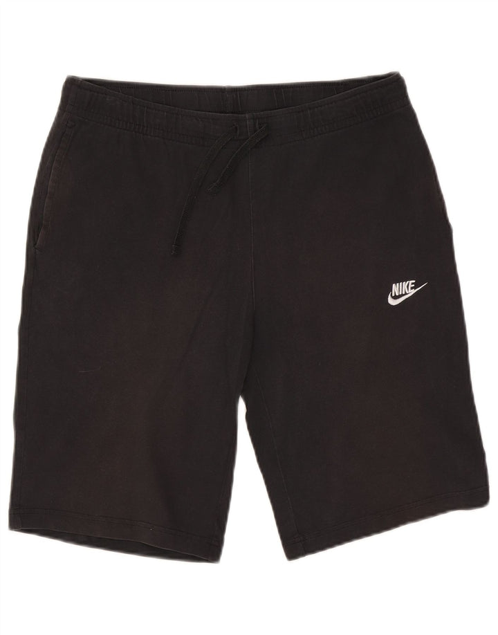 Nike Short de sport pour homme en coton noir moyen