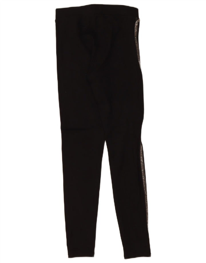 Zara Femme Leggings UK 8 Small Noir Viscose