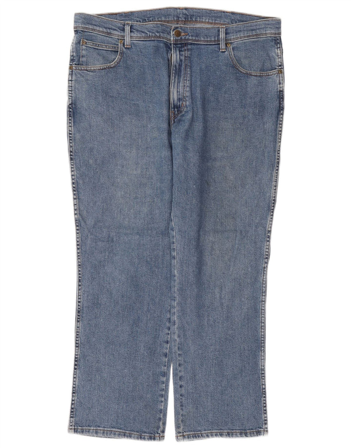 WRANGLER Jean droit homme W38 L30 bleu coton