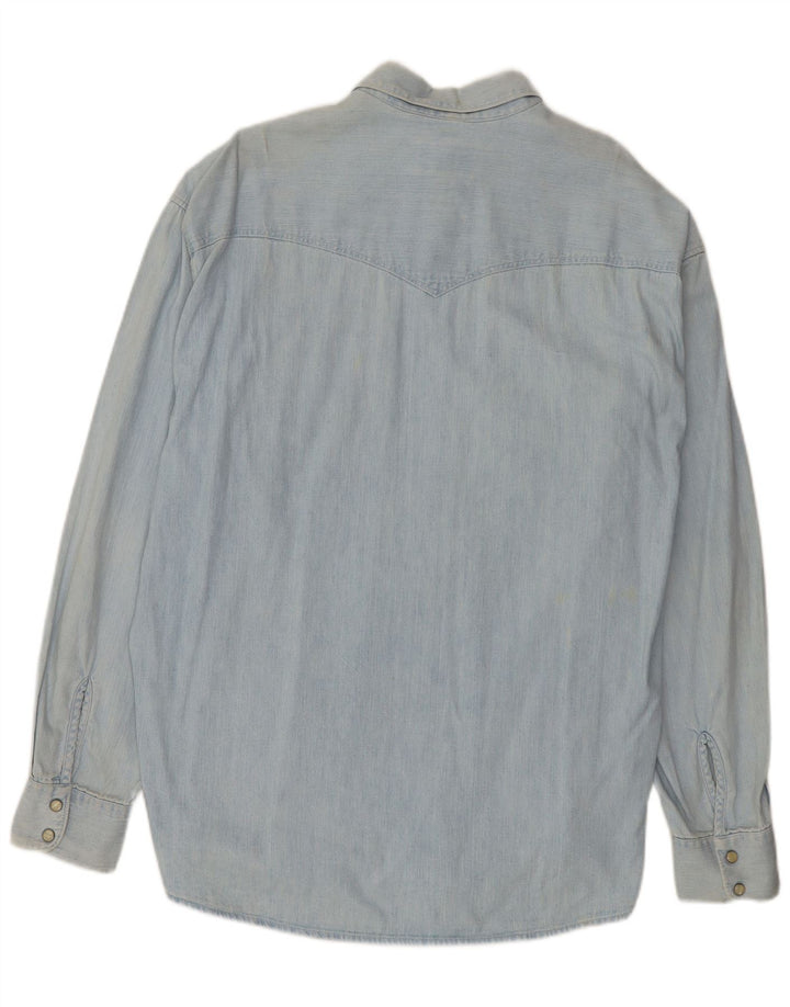 Uniforme Chemise en Jean Homme XL Bleu Coton