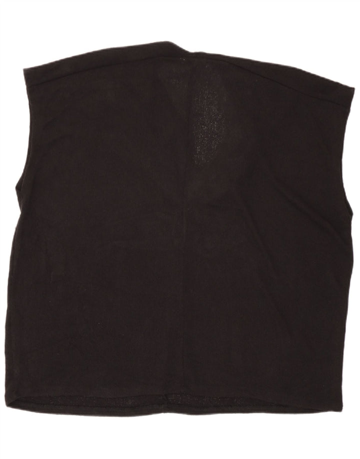 Zara Femme Débardeur Oversize Gilet Large Noir