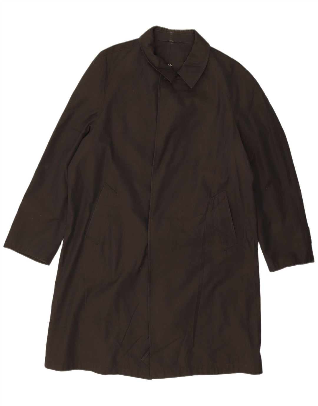 VINTAGE Manteau Homme UK 40 Grand Noir