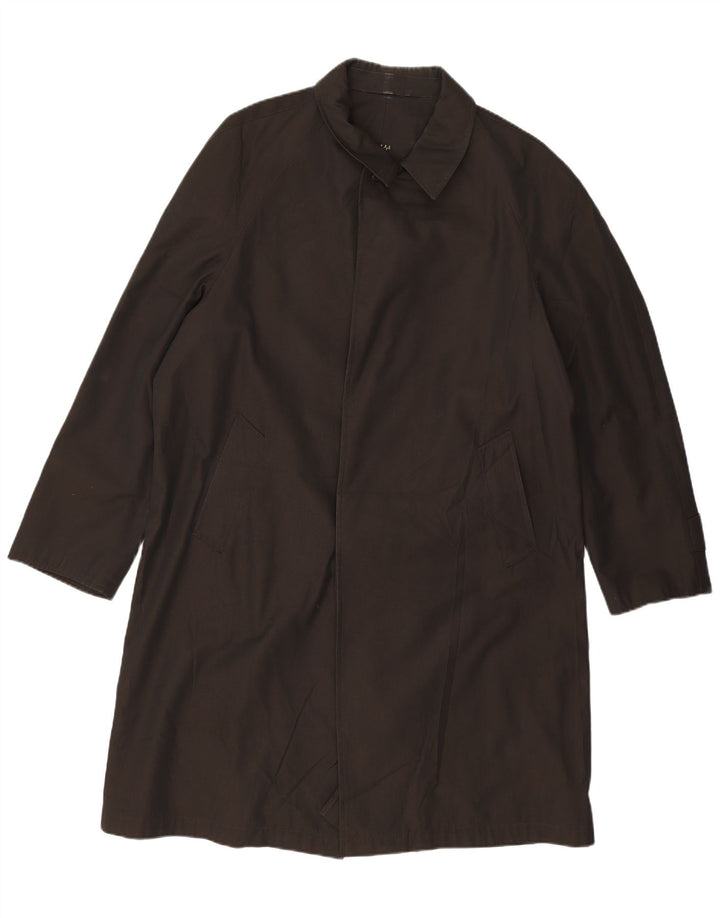 VINTAGE Manteau Homme UK 40 Grand Noir