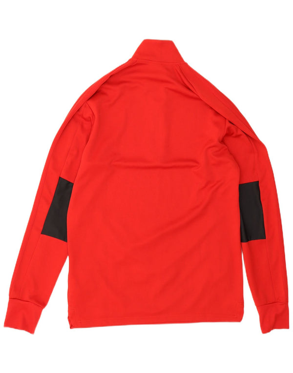 Adidas Haut de Survêtement Climalite Pullover Homme Rouge Colorblock
