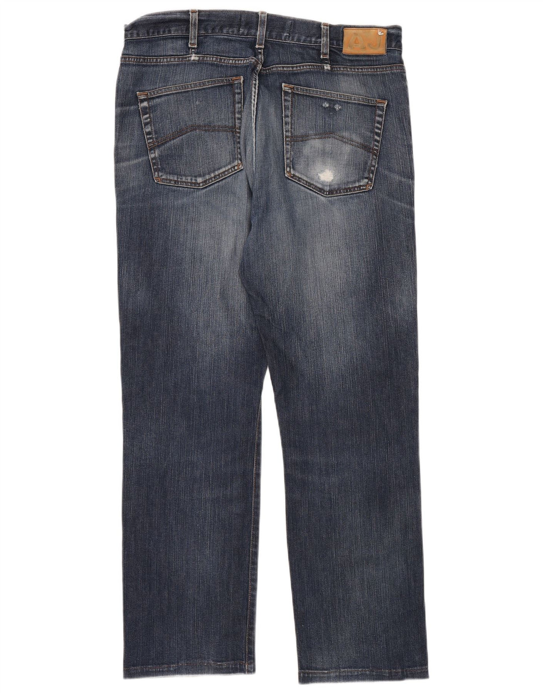 ARMANI Jean Droit W36 L30 Homme Bleu