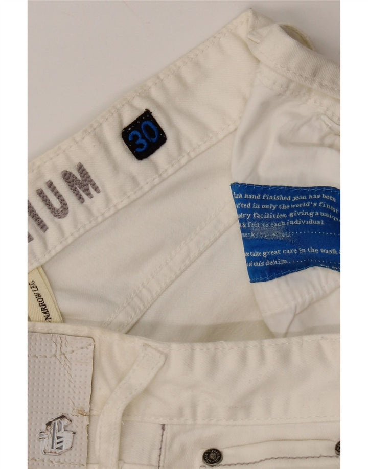 Guess Jean Slim Femme W30 L34 Blanc
