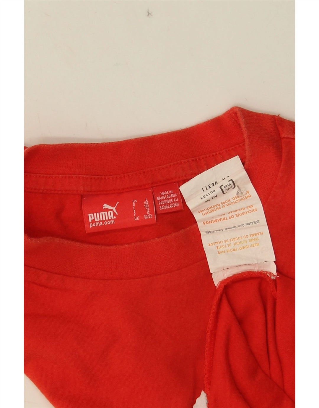 Puma Débardeur Graphique Garçon 11-12 ans Rouge Coton