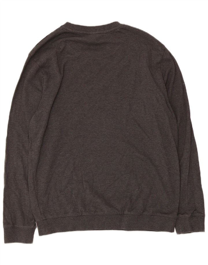 Hugo Boss Sweat-shirt pour femme en coton géométrique gris moyen UK 44