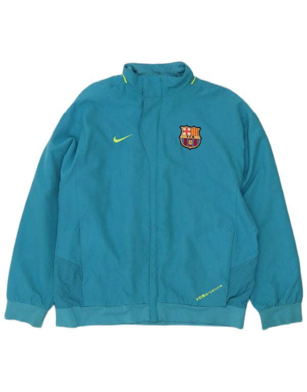 Veste de survêtement Nike Garçon Barcelone 13-14 ans XL Bleu Polyester
