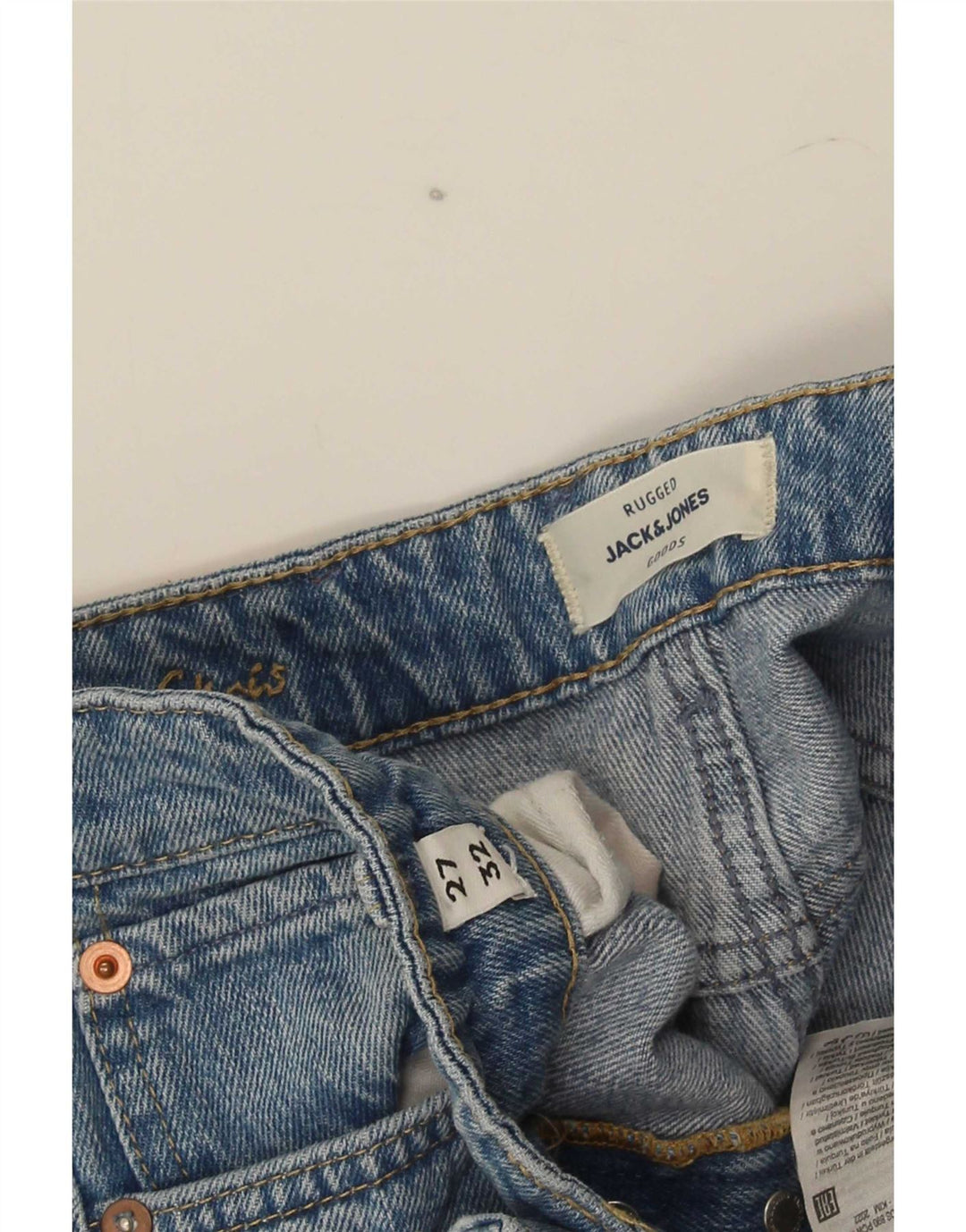 Jack & Jones Jean Slim W27 L32 Homme Bleu Coton