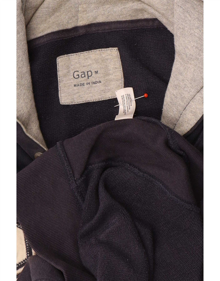 Gap Pull à Capuche Graphique Homme Bleu Marine Moyen Coton
