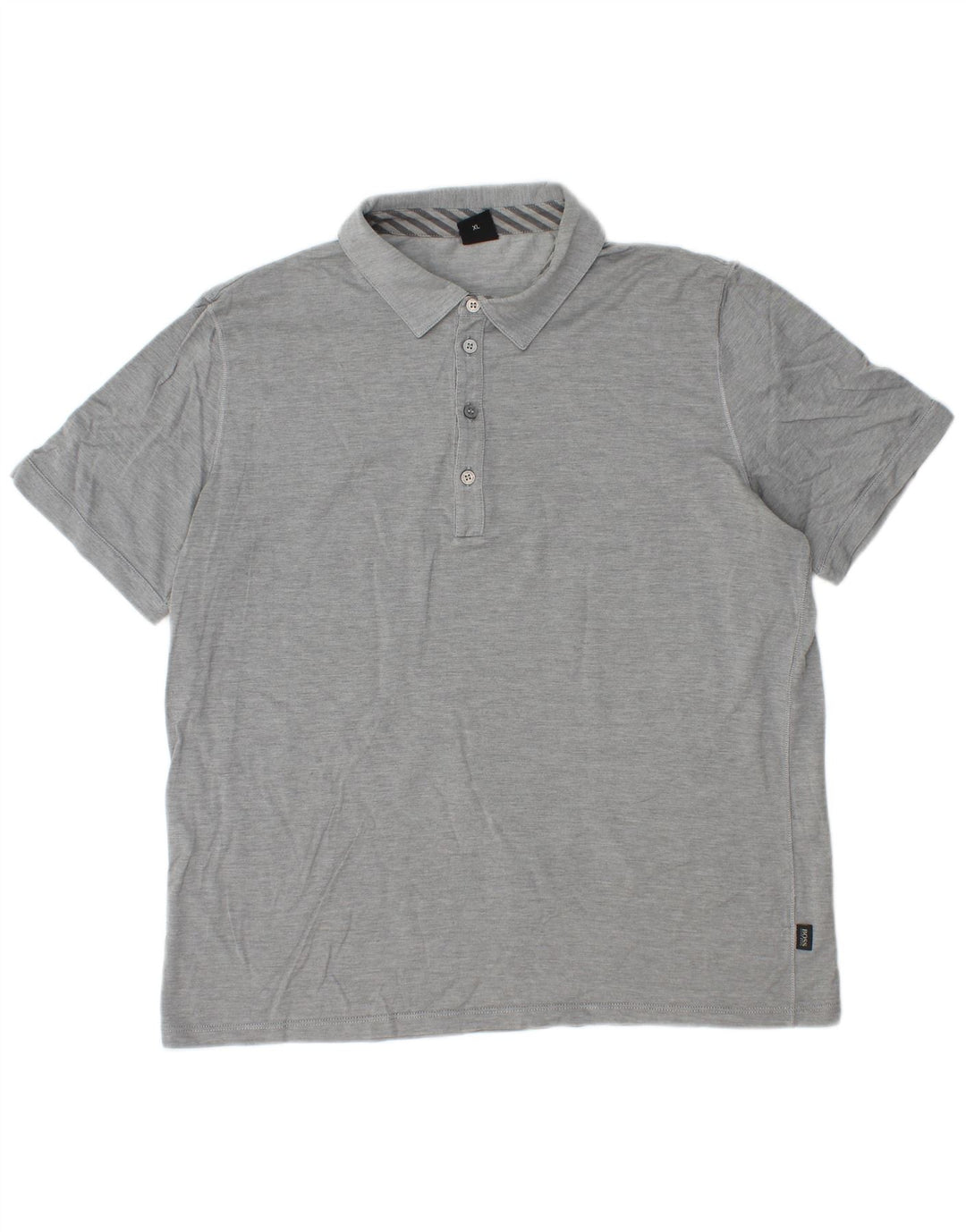 Hugo Boss Polo XL Gris Moucheté Homme