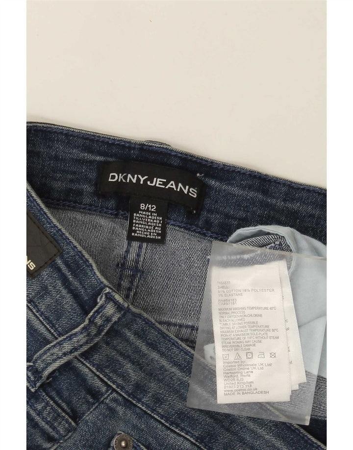 Dkny Short en jean pour femme US 8 Medium W30 Bleu Coton