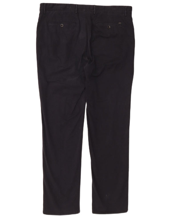 MASSIMO DUTTI Pantalon Chino Coupe Regular Homme EU 44 Large W34 L31 Noir