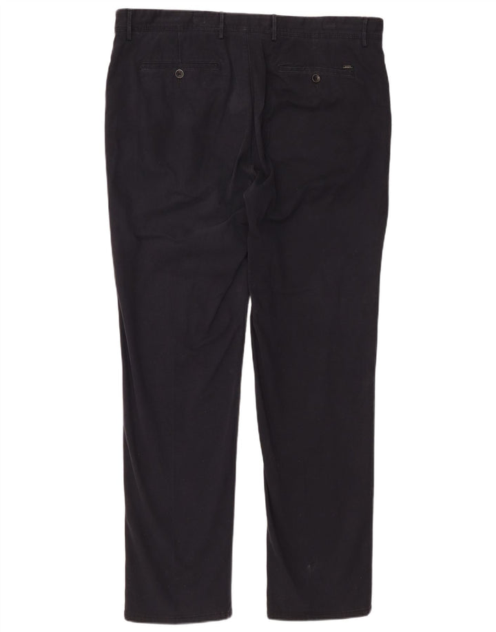 MASSIMO DUTTI Pantalon Chino Coupe Regular Homme EU 44 Large W34 L31 Noir