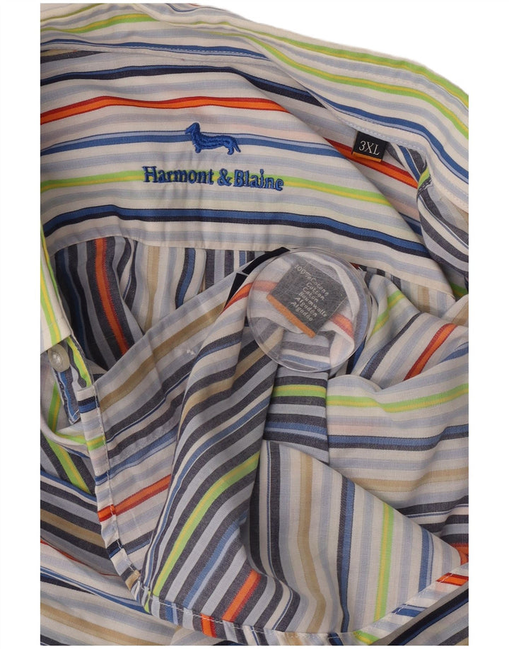 Harmont & Blaine Chemise Homme 3XL Coton Rayé Multicolore