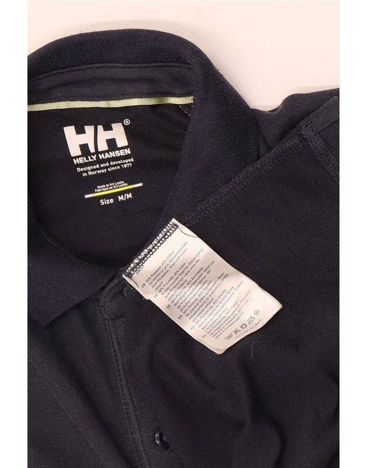 Helly Hansen Polo Graphique Homme Bleu Marine Moyen Coton