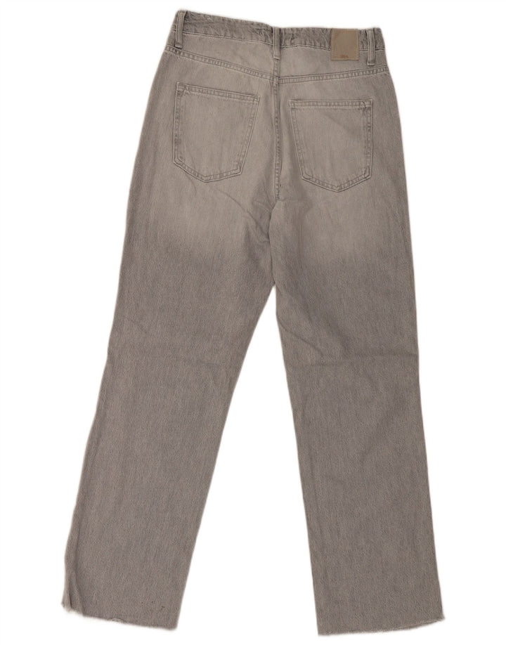 Zara Jean droit femme EU 38 Small W28 L30 Gris