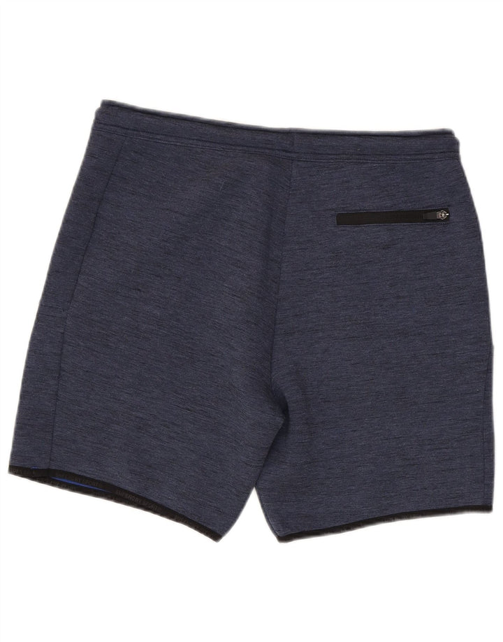 Superdry Short de Sport Homme Large Bleu Marine Polyester