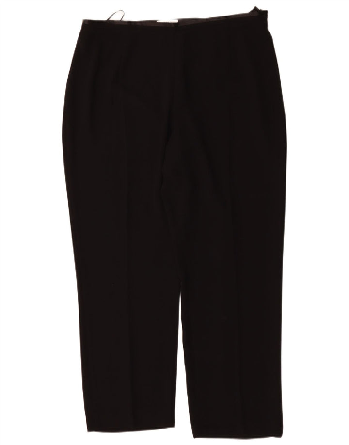 JACQUES VERT Pantalon décontracté droit Femme W36 L30 Noir Polyester