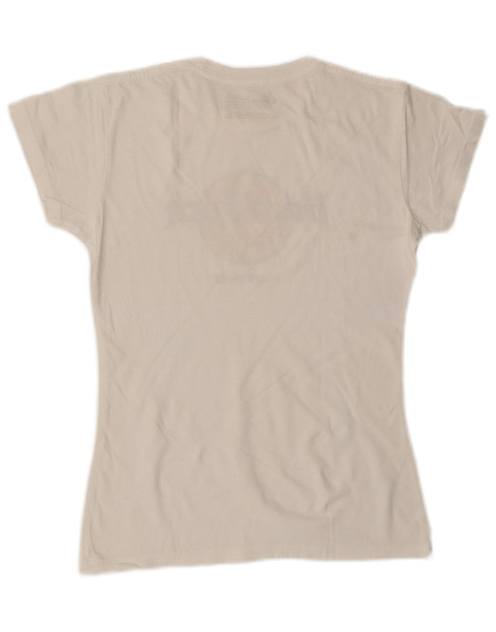 HARD ROCK CAFE T-shirt graphique Florence pour femme UK 12 Blanc moyen