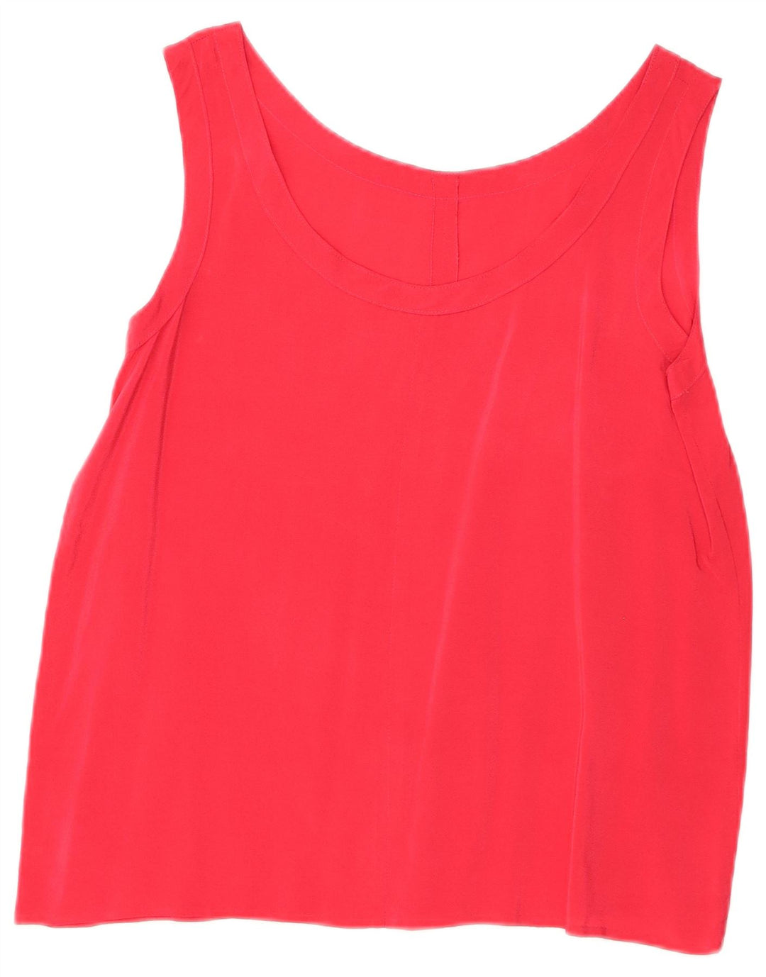 vintage Femme Débardeur UK 12 Rose Moyen