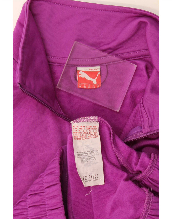 Puma Veste de survêtement pour femme UK 12 Violet moyen Polyester