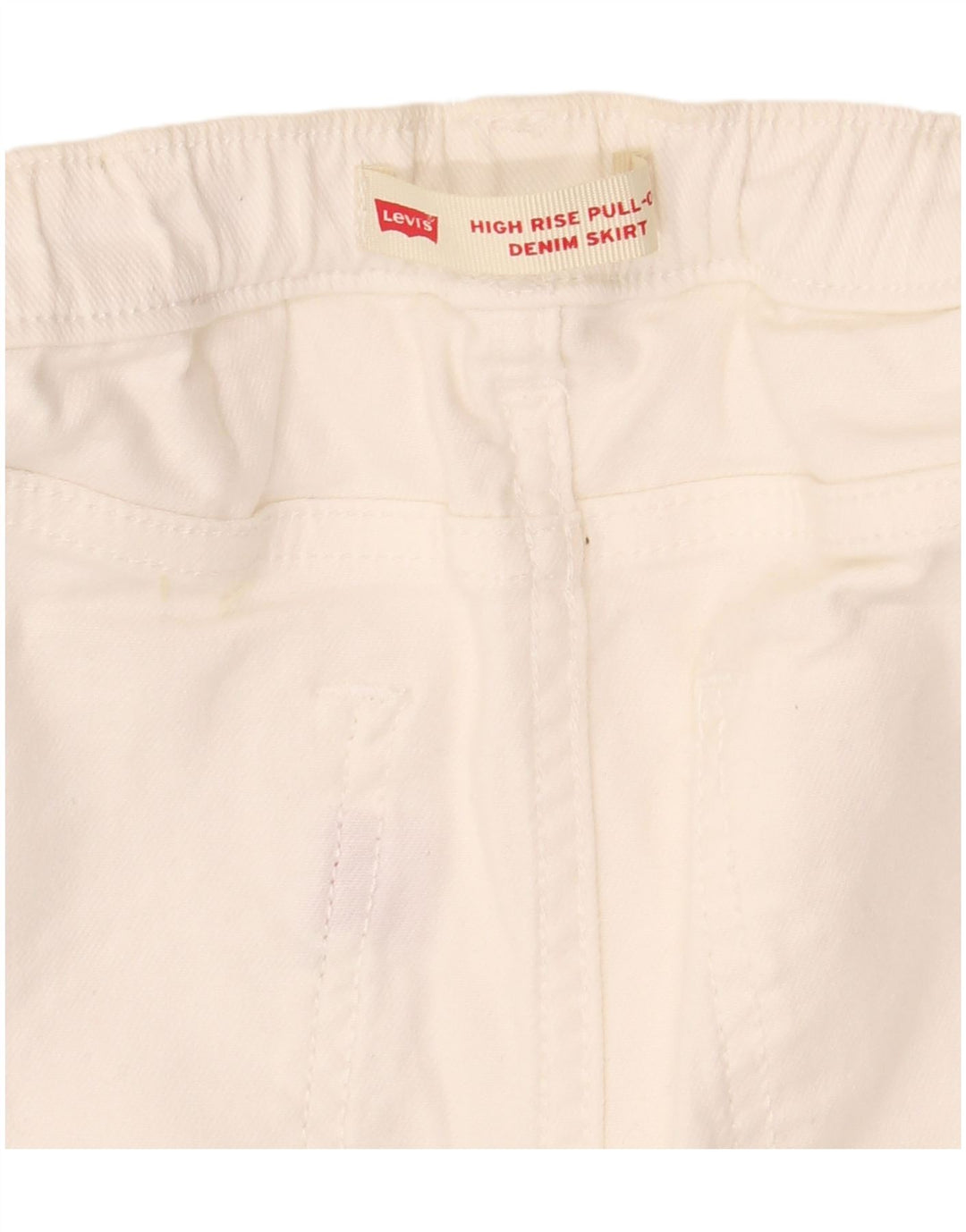 Levi's Jupe En Jean Taille Haute W30 Femme Blanc Moyen