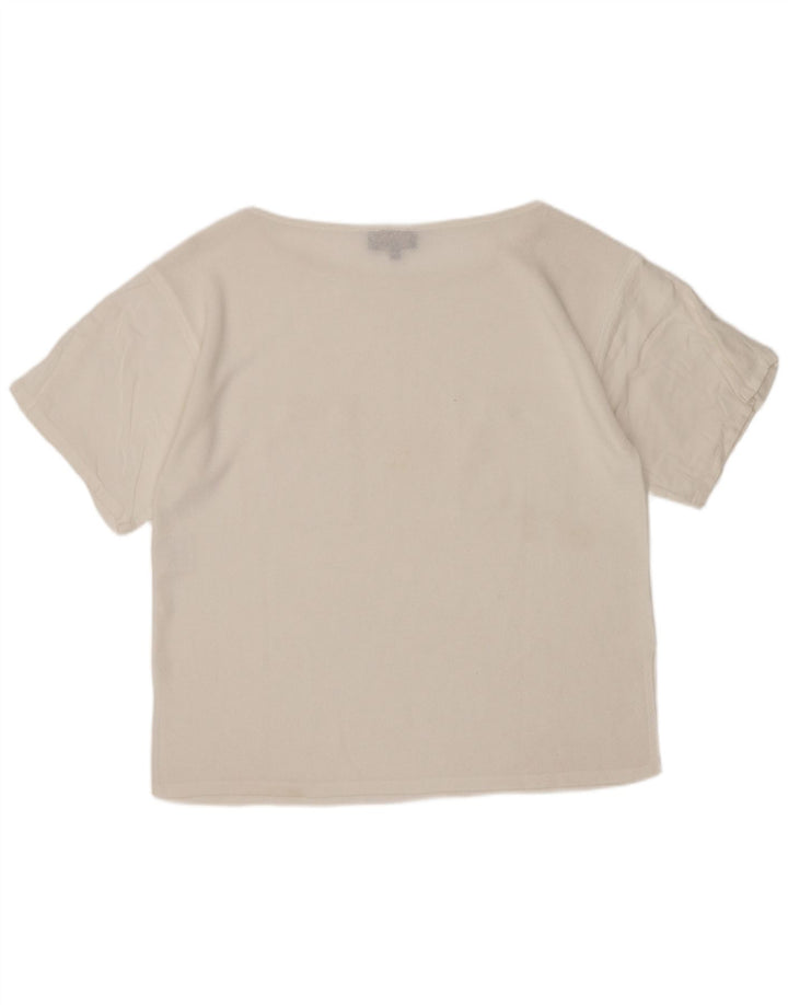 Luisa Spagnoli Chemisier pour femme UK 14 Medium Blanc