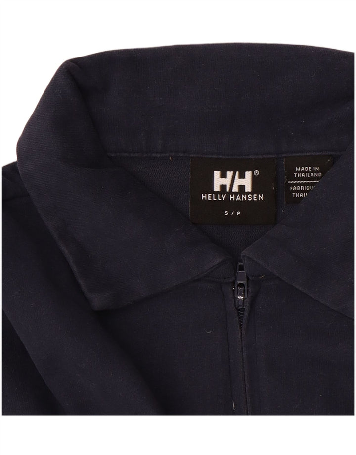 Helly Hansen Polo Femme UK 10 Petit Bleu Marine Coton