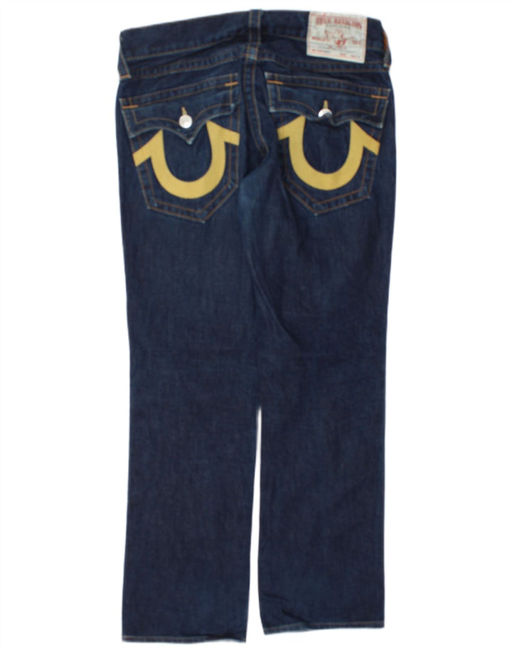 True Religion Jean droit homme W30 L31 bleu coton